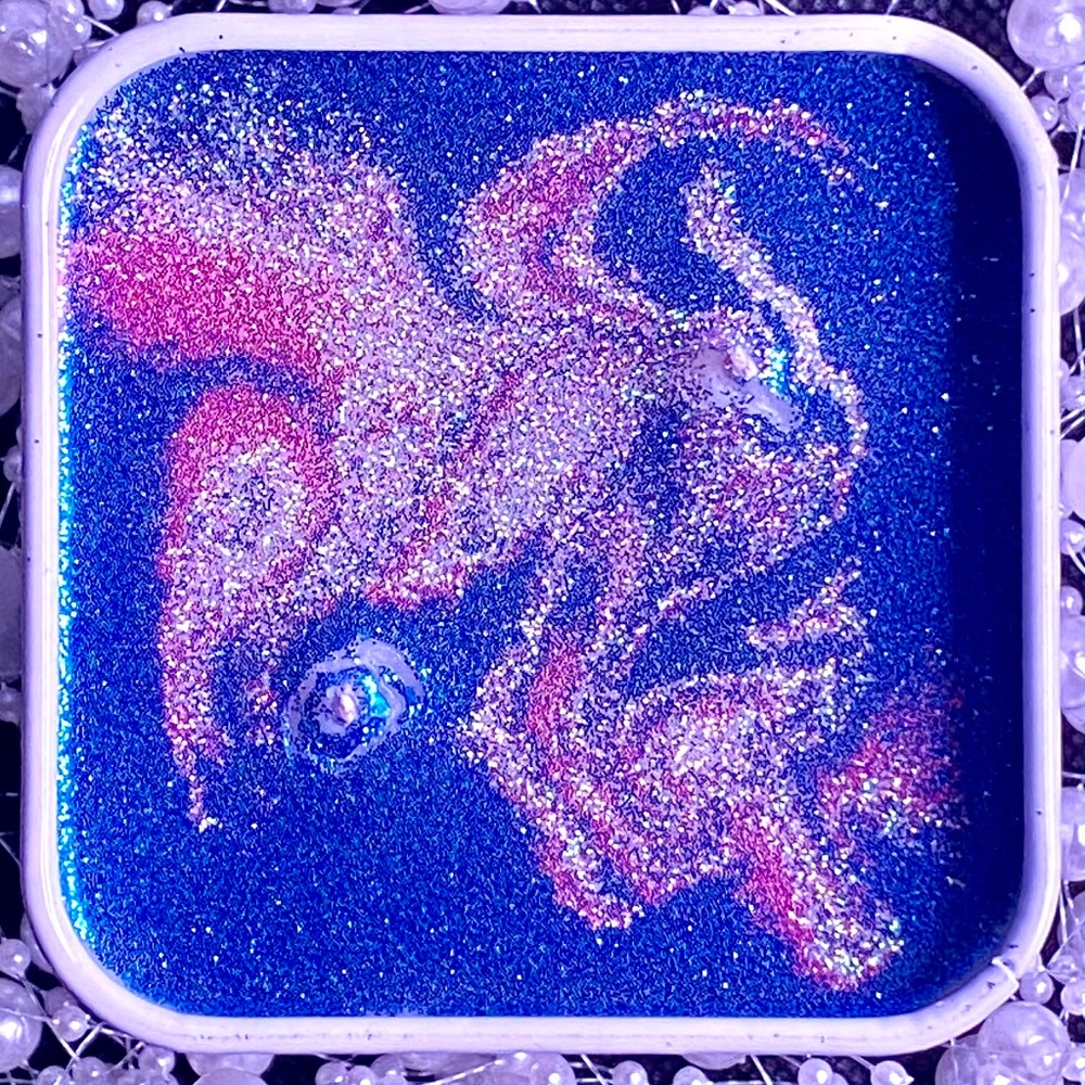 8oz Glitter High End Coconut Soy Wax Candle - Fruity/Tropical